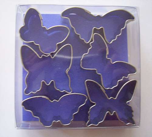 Mini Butterfly Fondant or Cookie Cutter Set - Click Image to Close